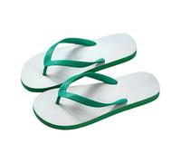 Generisch Thai Flip Flops Men's Non-Slip Sandals Slippers Rubber Indoor and Outdoor Wear Beach Shoes Personality Flip Flops Screw Lock Shoes Men, Green, 10 UK