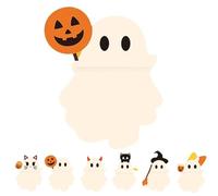 Generisch The Cutest Cell Phone Friends Halloween Phone Decorations Removable Figures for All Phones, one size, Acrylonitrile Butadiene Styrene, halloween phone buddies