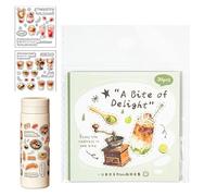 Generisch The Food Sticker, Cute Funny Scrapbooking Stickers - Food Label | for Journaling Students School Adults Classroom Children DIY Notebooks