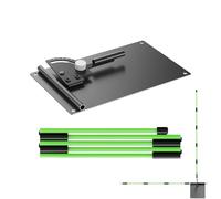Generisch The Golf Alignment Stick - Sturdy, Adjustable, and Foldable, Golf Swing Practical Exercise Device and Training Aid for Enthusiasts, Beginners, Amateurs, Families, Friends