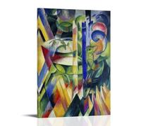 Generisch The Little Mountain Goats by Franz Marc Canvas Art Print 08 x 12 Inch