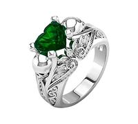 Generisch The Rings Poster Middle Earth 610 Gift Finger Women's Rings 68 (Green, 6)