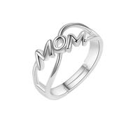 Generisch The Rings Poster Middle Earth "Heartfelt Personalised Open 'MAMA' Ring, Perfect for Your Mom, as for Love and Gratitude on Mother's Day." Rings Polishing, A, Copper, No Gemstone