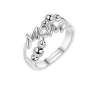 Generisch The Rings Poster Middle Earth "Heartfelt Personalised Open 'MAMA' Ring, Perfect for Your Mom, as for Love and Gratitude on Mother's Day." Rings Polishing, A, Copper, No Gemstone