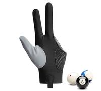 Generisch Three Finger Billiard Gloves | Billiard Pool Gloves - Cue Shooter Gloves, Left/Right Hand, Universal Size, 3 Finger Pool Gloves for Caramel Sports