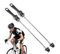 Generisch Thru Axles for Bicycles, 1 Pair Hub Axles, Quick Release Lever, Sturdy Bicycle Replacement Parts for Maintenance, Tyre Change and Touring