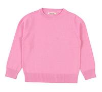Generisch Toddler Children Little Girls Boys Plain Basic Pullover Knitted Jumper Girls Pullover Cotton Jumper Knitted Candy Base Layer, pink, 2-3Years