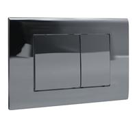 Generisch Toilet Push Plate for Geberit Sigma01 20 30 UP300 & 320 Chrome-Plated