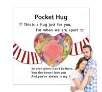 Generisch Tokens - Lightweight Heart Keepsake Tokens | Small Heart Bag for Christmas, Birthday, Wedding, Mother's Day, Thoughtful Mini Keepsake for Friends and Loved