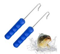 Generisch Tool for removing fishing hooks, 2 pieces hook remover tool, hook remover accessories, for men, fathers, husbands, sons, grandfathers, lakes, rivers, reservoirs,