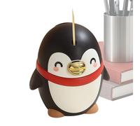 Generisch Toothpick Dispenser, Cute Penguin Semi-Automatic Dispenser, Cute Toothpick Dispenser, for Kitchen, Dining Room, Living Room, Travel, Outdoor, Camping, Picnic, Daily Party, Holiday