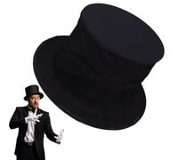 Generisch Top Hat | Foldable and Portable Headgear, Foldable Top Hat | For Teenagers, Teenagers, Halloween, Theme Party, Theatre Performances, Cosplay