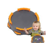 Generisch Tops Fusion - Portable Fighting Game Stadium, Thickened Duel Field | Reusable Metal Fusion Battling Top Stadium with Launcher, Interactive Training and Play for Children