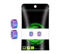 Generisch Tornillo Disco Freno | Piezas universales de Bicicleta de aleación de titanio de 2 piezas | Equilibrador cóncavo para Bicicleta: para montaña, carretera, exterior, camping