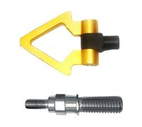 Generisch Tow Hook, Car Bumper Pull Ring | Styling Car Front Bumper, Screw-On Tow Hook | Multifunctional Modification Connection Accessories, Metal Front and Rear