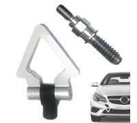Generisch Tow Hook, Car Bumper Pull Ring | Styling Round Shape Car Pull Hook | Car Exterior Accessories, Front Bumper Trailer Ring, Car Decoration for Most Vehicles