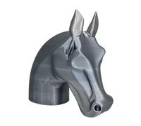 Generisch Towing Hitch Protective Cover, Decorative Horse Head Caps, Tow Bar Protection Cap, Suitable for Road Trips, Removals, Load, Camping, Holidays, Saloons, SUVs, Trucks