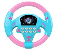 Generisch Toy Car - 20 x 20 cm ABS Simulation Steering Wheel Black Yellow Interactive Driving Toy Realistic Sound Effect Wonderful for Children's Day Parties Birthdays and Learning Toy