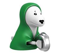 Generisch Toy Dogs, Children's Dog Toy, Interactive Knock Toy for Dogs, Funny Dog in Green Hoodie, Cute Decoration, Holiday Party , Carnival Accessories