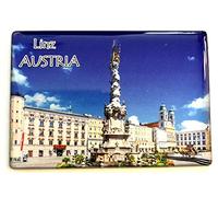 Generisch Traditional Souvenir Magnet Fridge Magnet 1 count 8 x 5,5 cm Photo Paper (Epoxy Coated) Linz, Austria