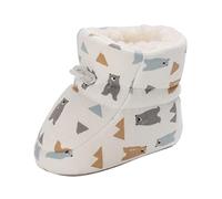 Generisch Trainers Kids Girls Cotton Shoes Soft Lightweight Comfortable Warm Elastic Cute Pattern Trainers Boy 25, c, 2.5 UK Child