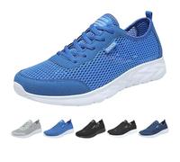Generisch Trainers Men Women Lightweight Breathable Leisure Shoes Mesh Running Shoes Sports Shoes Trainers Running Tennis Shoes Leisure Road Running Shoes Outdoor Jogging Shoes Training Shoes, blue, 7