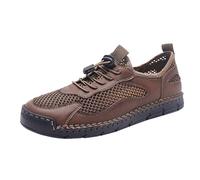 Generisch Trainers Men's Shoes Sports Shoes Running Shoes Mesh Shoes Trainers Beach Shoes Driving Shoes Outdoor Non-Slip Breathable Soft Leisure Walking Shoes Training Shoes, khaki, 8.5 UK