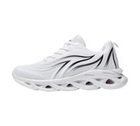 Generisch Trainers Men's Sports Shoes Fashion Lace Mesh Breathable Lightweight Running Shoes Casual Trend Sneakers Walking Shoes Outdoor Fitness, White, 9.5 UK