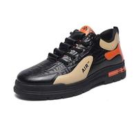 Generisch Trainers Men's Sports Shoes Summer Breathable Comfortable Trainers Trendy Slip On Thick Sole Cushioning Jogging Shoes Outdoor Running Workout Walking Shoes with Laces, 38-43 EU, a, 7 UK