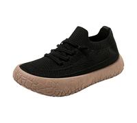 Generisch Trainers Women's Memory Foam Sports Shoes, Platform, Slip On, Robust Soles, Trainers, Lightweight, Breathable, Running Shoes, Outdoor, Sports, Running, Walking Shoes, black, 5 UK