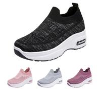 Generisch Trainers Women's Orthopaedic Shoes with Cushioning Stretch Mesh Comfortable Walking Shoes Breathable Fabric Shoes Without Laces Slip on Sports Shoes Leisure Shoes Sports Shoes Hiking Shoes