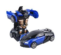 Generisch Transformation Cars for - Mechanical Transformation Toy, Robot Car Action Figure, 2-in-1 Racing Car with Pull Back Mechanism, Play Set, Great Birthday Gift for (Boys