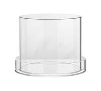 Generisch Transparent Pots for Plants - Transparent Pots | Transparent Pot Container, Clear Plant Pots, Glasses, Saucers and Reusable Acrylic Trays with Drainage for the Garden