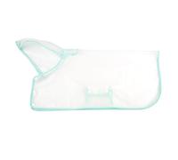 Generisch Transparent Raincoat for Dogs, Lightweight Rain Jacket, Suitable in Rain Mist, Perfect for Outdoor Walks in Small to Large Sizes (Mint Green, 26 x 20 x 3 cm)