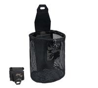 Generisch Trash Bags - Large Capacity Foldable Mesh | Belt Organizer with Drawstring - Carry Bag for Outdoor Gear Accessories Hiking Hunting Camping Range Training, black, Siehe Beschreibung, See