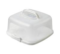 Generisch Travel Cake Carrier, Storage Container with Handle for Presentation, Portable Cake Box with Carry Bag, Perfect for Cakes, Cupcakes, Desserts, Muffins, Bread, on the Go and at Home