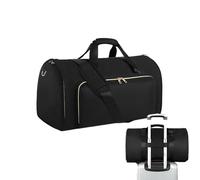 Generisch - Travel Garment - Foldable Suit - Duffle Bag, Compact Business Luggage | Carry a Clothes Carrier, Shoulder Strap with Resistant - Travel Bag for Office Mee, black, see