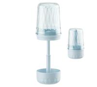 Generisch Travel Toothbrush Holder - Practical Travel Case for Toothbrushes, Lightweight and Waterproof Multifunctional Toilet Set for Storing in the Bathroom Hotel Holiday Travel Organisation, sky