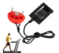 Generisch Treadmill Key Replacement, Universal Treadmill Accessories, Round Socket Universal Security Keys for Treadmill, Safety Stop , Start Button for Most Treadmills