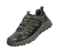 Generisch Trekking Hiking Shoes Men's Outdoor Shoes Non-Slip Road Running Shoes Breathable Trail Running Shoes Slip On Shoes Lightweight Trainers Travel Shoes Training Shoes Mountain Shoes, Green, 11