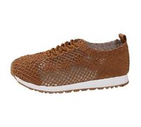 Generisch Trekking Shoes Women's Memory Foam Trainers Orthopaedic Shoes Wide H Sports Shoes Summer Shoes Summer Lightweight Walking Shoes Comfortable Outdoor Shoes Breathable Mesh Women's Shoes, brown