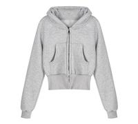 Generisch Trendy hoodies sweatshirts for everyday comfort. Classic pullover with drawstring. Perfect for winter style. Can be easily combined with jeans. Women's sweater light blue, gray, S
