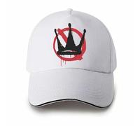 Generisch Trendy Unisex Baseball Cap with Eye-catching Print for Everyday Events Outdoor Activities Comfortable Five Panel Design for All Seasons, White, One Size