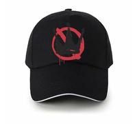 Generisch Trendy Unisex Baseball Cap with Eye-catching Print for Everyday Events Outdoor Activities Comfortable Five Panel Design for All Seasons, black, One Size