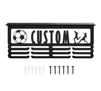 Generisch Trophies Presentation | Metal Wall Mounted Home Accessories | Wall For Trophies | For Running Football Baseball Championship Wrestling Softball Gymnastics Tennis