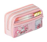 Generisch Trousse À Crayons De Grande Capacité, Tissu 21 x 6.5 x 13 cm | Étui À Crayons Portable Avec Compartiments - Organisateur De Papeterie, Trousse Multifonction Pour École, Bureau, Accessories