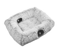 Generisch Tunnel Bed for Cats, 4-in-1 Versatile Rectangular Cat Bed, Cave Bed with Play Tunnel for Kittens - for Balcony, Home, Household, Seasonal Bedroom, Living Room, Indoor