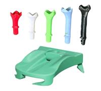 Generisch Turf Tee for Artificial Grass, Includes Pre-Cut Tea Sets, Lawn Tees, Golf Simulator, Simulator Tees, Foldable Base, for Outdoor, Indoor and Winter Lawn as well as for the Driving Range