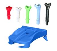 Generisch Turf Tee for Artificial Grass, Includes Pre-Cut Tea Sets, Lawn Tees, Golf Simulator, Simulator Tees, Foldable Base, for Outdoor, Indoor and Winter Lawn as well as for the Driving Range (Blue