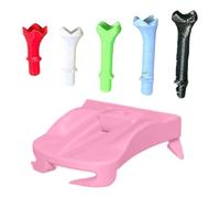 Generisch Turf Tee for Artificial Grass, Includes Pre-Cut Tea Sets, Lawn Tees, Golf Simulator, Simulator Tees, Foldable Base, for Outdoor, Indoor and Winter Lawn as well as for the Driving Range (Pink